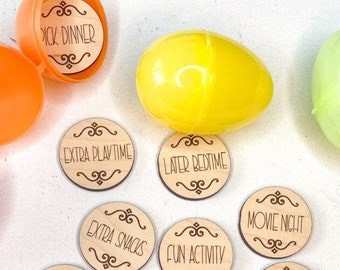 Easter Egg Tokens, Easter Egg Hunt, Easter Basket Stuffers, Easter Bunny Reward Tokens, Basket Fillers, Easter Treats, Easter Gifts for Kids