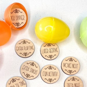 Easter Egg Tokens, Easter Egg Hunt, Easter Basket Stuffers, Easter Bunny Reward Tokens, Basket Fillers, Easter Treats, Easter Gifts for Kids
