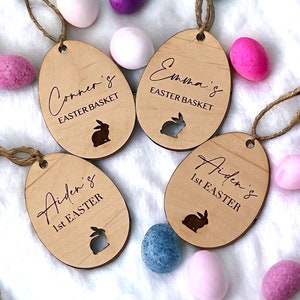 Easter Basket Tag, Easter Tags, Easter decor, Easter Decorations, Boho Decor, Easter Ornament, First Easter, Easter Gifts, Easter Name Tags
