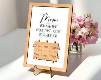 Mothers Day Gift, Gifts for Mom, Mother's Day Gift, Mothers Day Puzzle Sign, Mothers Day Gift from Daughter, Gift for Grandmother