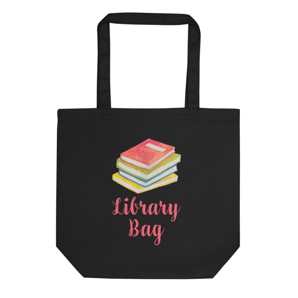 Library Bag Organic Cotton Eco Friendly Tote Gift for Etsy