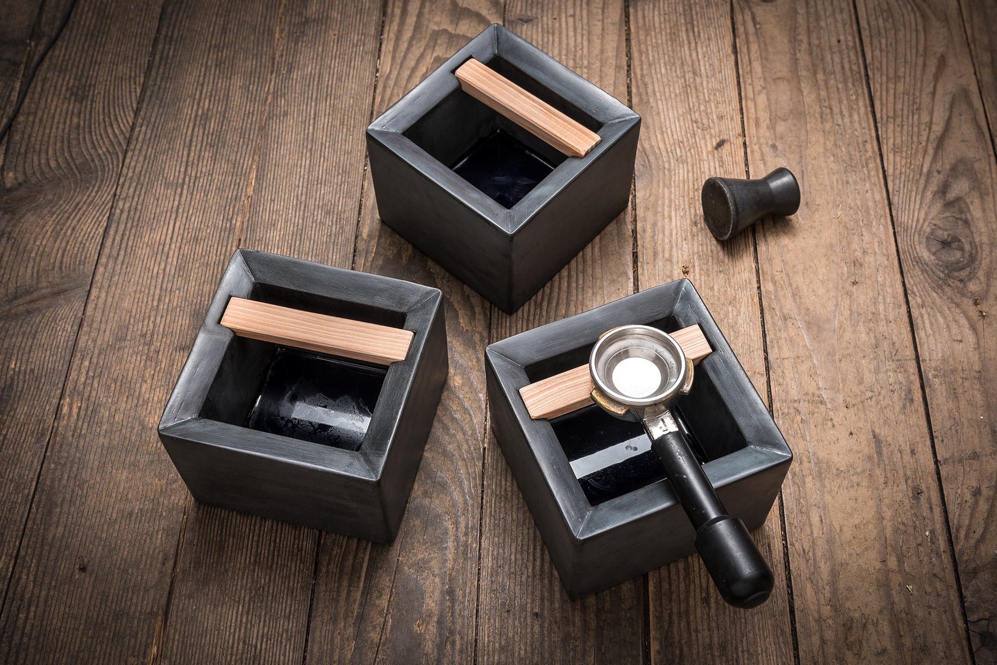 Espresso Knock Box - Abklopfbehälter Für Siebträger Aus Edelstahl