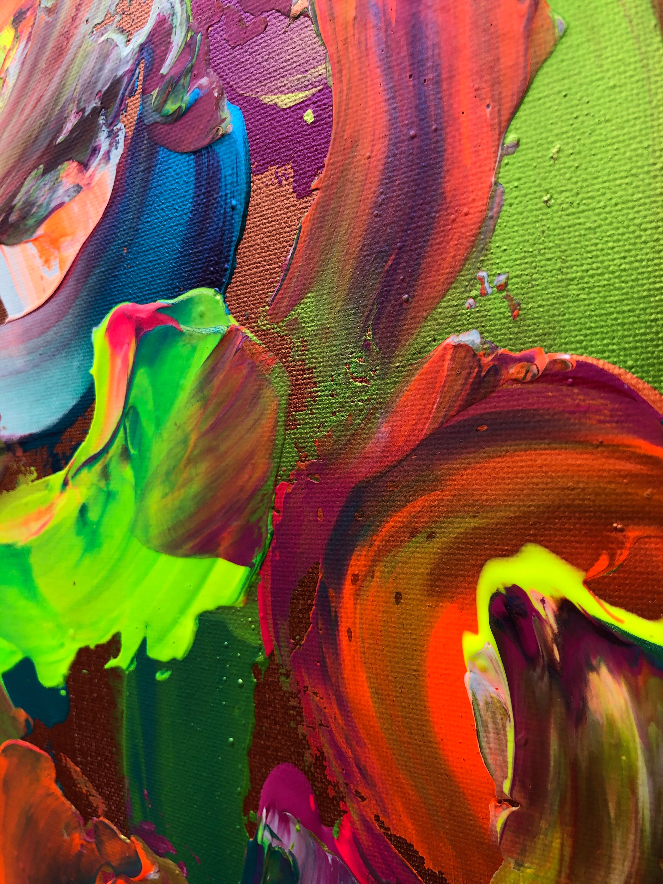 Abstract Painting on Canvas Freedom Original Art Etsy