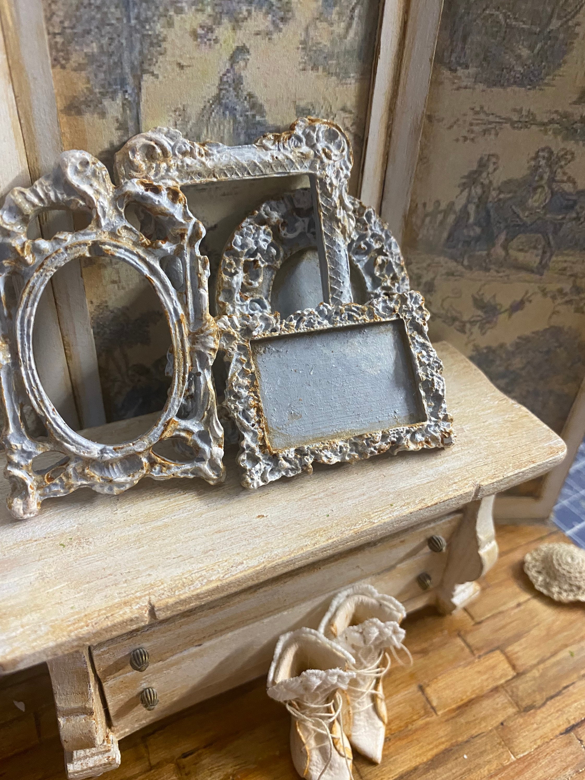 Miniature French Style Frames in Set of Four/broqante Etsy