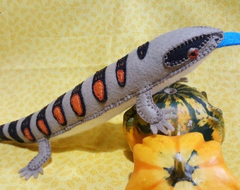 blue tongue skink stuffed animal