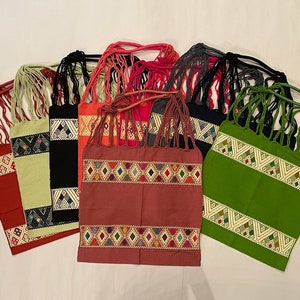 Bolso de mano tejido en telar mexicano, diseños tradicionales, bolso de mano tipo hamaca, bolso de hombro artesanal, bolso de playa bohemio, bolsa de supermercado reutilizable