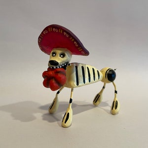 Perro del Día de los Muertos, Perro del Día de los Muertos, Perro con Calabaza, Perro Miniatura del Día de los Muertos, Perro Calavera