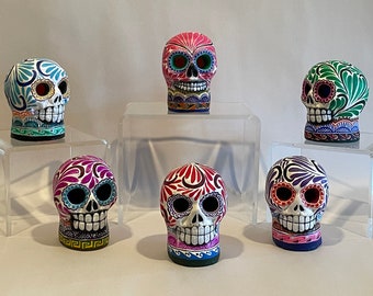 6 ミニ カラベラ スカル メキシコ 死者の日 ディア デ ロス ムエルトス