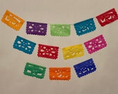 DAY of the DEAD, Papel Picado, MINI, Dia de Muertos, Mexican Banner, Small Papel Picado, Mini Papel Picado Banner
