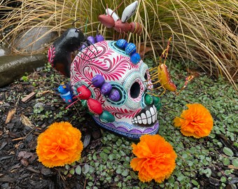 Dzień Zmarłych Czaszka, Calavera, Dia de Muertos, Meksyk Tradycyjny Dzień Zmarłych, Montesinos Dia de los Muertos