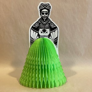 Foldable FRIDA PAPEL PICADO, Mexico Papel Picado, Mexican Fiesta Decor, Day of the Dead Papel Picado