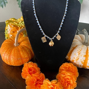 Joyas mexicanas, bisutería mexicana, joyas del Día de los Muertos, joyas con colgantes del Día de los Muertos, joyas mexicanas Milagro
