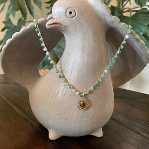 Mexican Jewelry, Mexican Costume Jewelry, Jewelry with Virgin of Guadalupe, Jewelry with Guadalupe Pendant, Mexican Milagro Jewelry