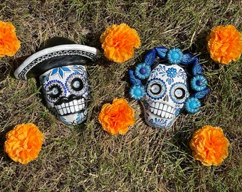 6 ミニ カラベラ スカル メキシコ 死者の日 ディア デ ロス ムエルトス