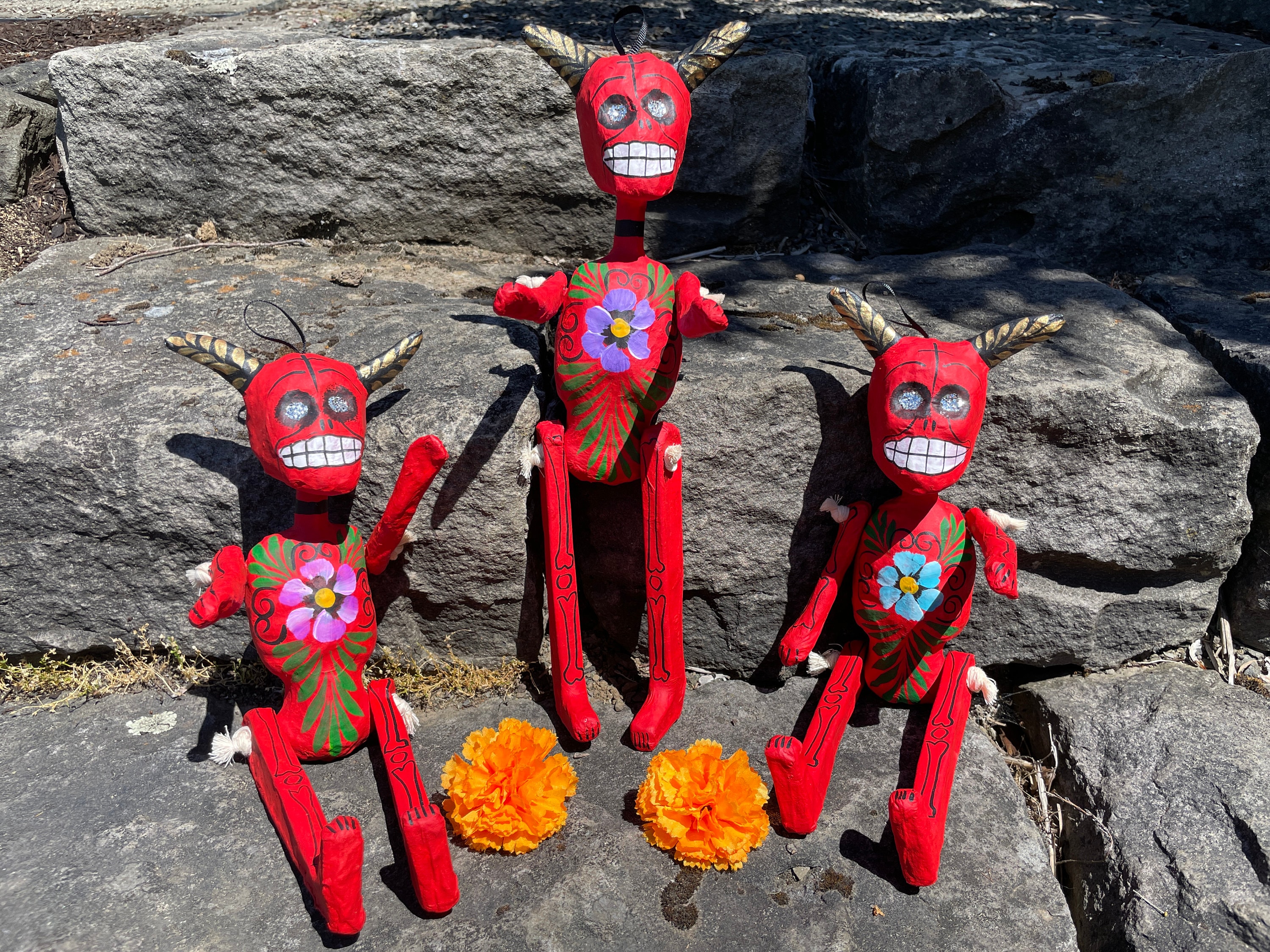 Mexican Paper Mache Devil - Etsy