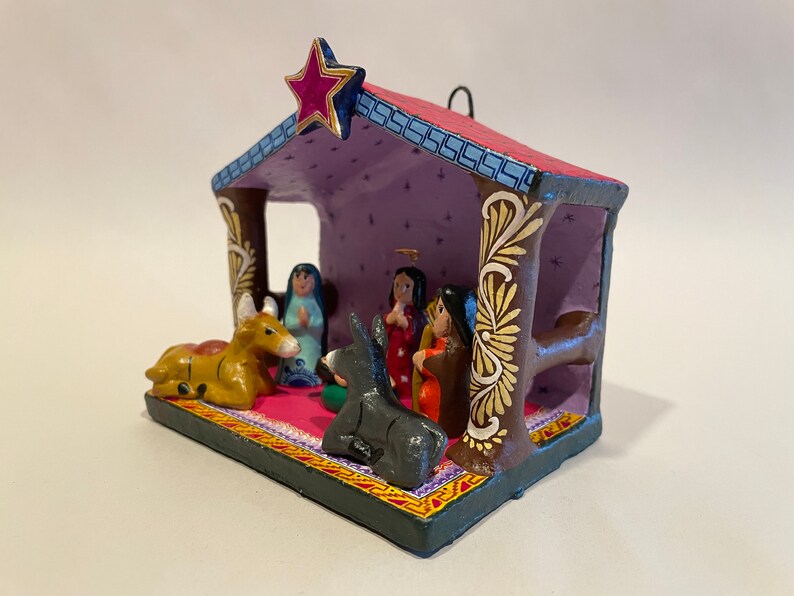Mexican NATIVITY Set Mexican Nativity Mexican Creche Etsy