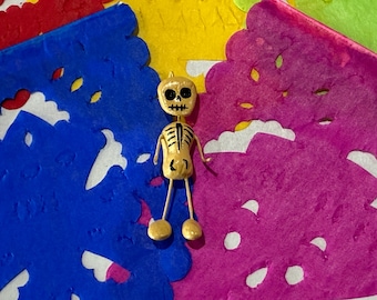 Miniature Calavera, Mini Day of the Dead, Mexican Skeleton, Mini Muertos, Mini Calavera Ornaments