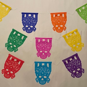 DAY of the DEAD, Papel Picado, Papel Picado Frida, Dia de Muertos, Mexicaanse spandoek, Mexicaanse Papel Picado, papieren spandoeken