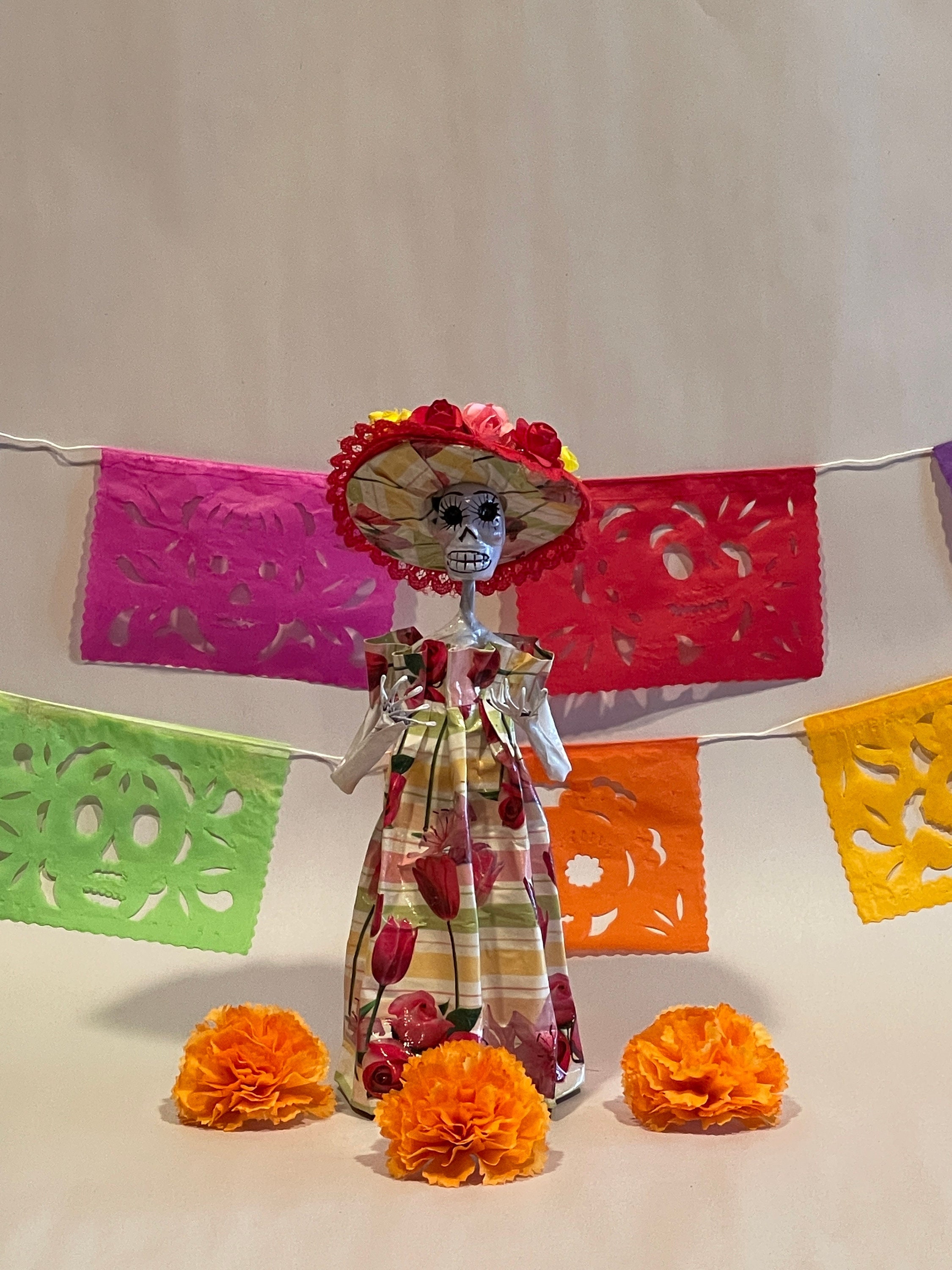 sombrero de catrin de papel