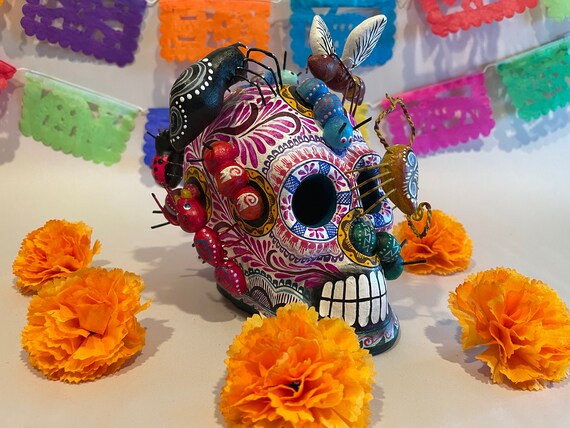 Dia De Los Muertos Calavera Day of the Dead Skull Mexico - Etsy Canada Dia De Los Muertos Calavera Day of the Dead Skull Mexico - Etsy Canada