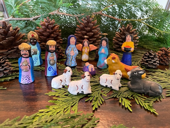 ☆Little Nativity Petite creche キリスト降臨セット フィギュア