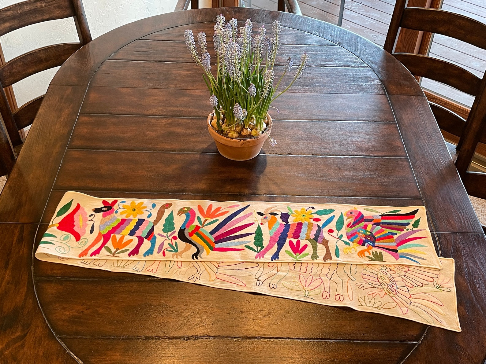 OTOMI TABLE Runner NARROW Horizontal Hand Embroidered Etsy