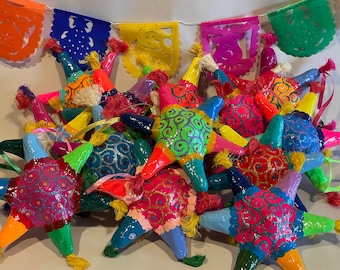 GROSSE mexikanische PINATA Ornamente, mexikanische Weihnachtsverzierung, Papiermaché-Verzierung, mexikanischer Navidad,
