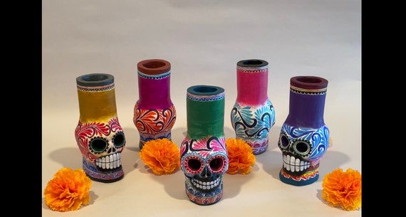  Tradder 6 Pieces Day of The Dead Animals Skeletons