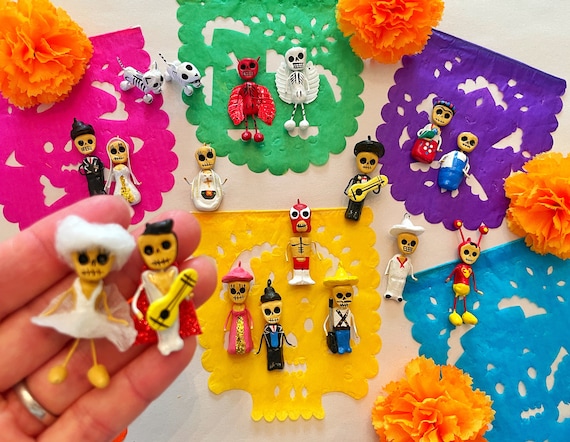 ミニカラベラ装飾品、メキシコ祭壇、メキシコオフレンダ、ミニチュア