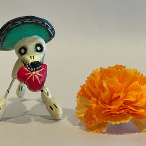 Perro del Día de los Muertos, Perro del Día de los Muertos, Perro con Corazón, Perro Miniatura del Día de los Muertos, Perro Calavera