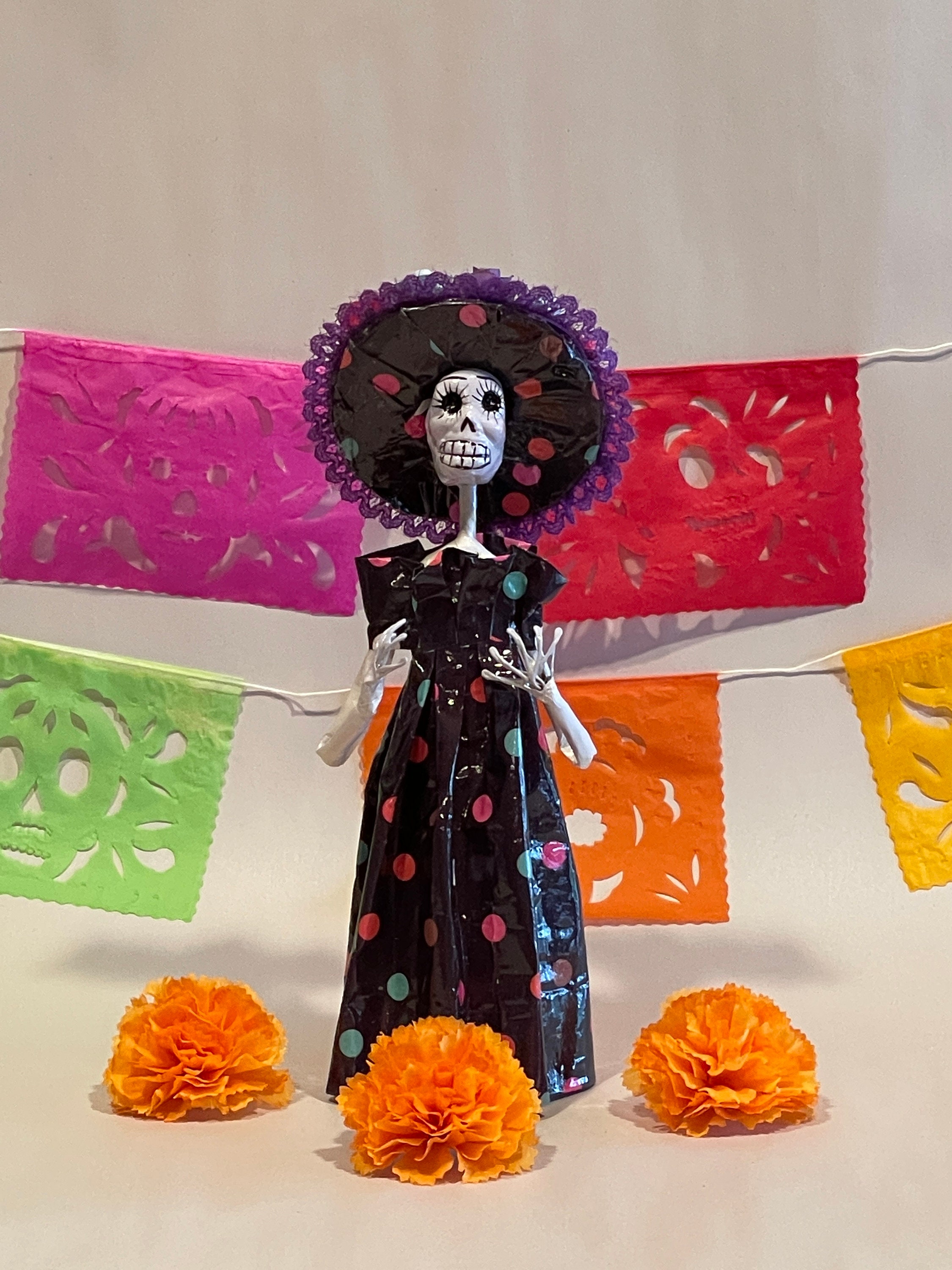 Catrina de papel mache - Etsy México Catrina de papel mache - Etsy México