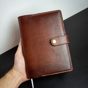 Personalized Leather Notebook For Business, Business Gifts, Leather Journal, Corporate Gifts For Clients, Corporate Gifts With Logo, Journal image 1