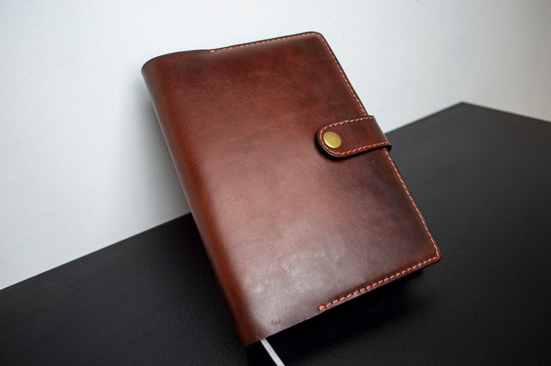 Personalized Leather Notebook For Business, Business Gifts, Leather Journal, Corporate Gifts For Clients, Corporate Gifts With Logo, Journal image 2