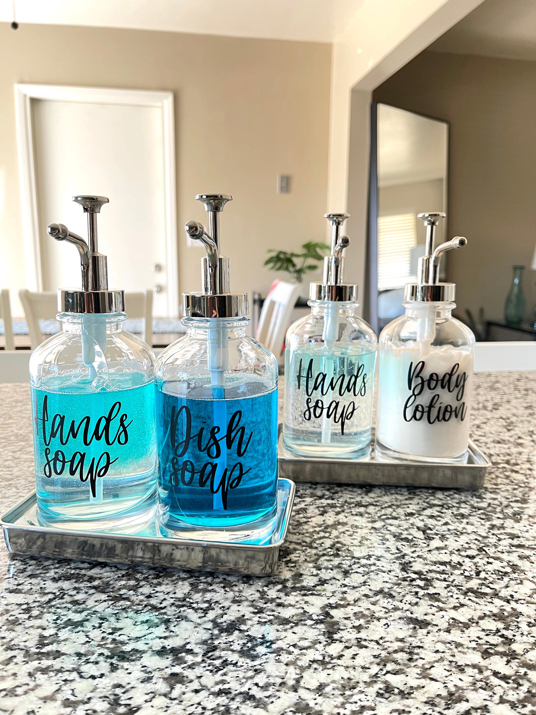 SVG Dispenser Labels Hands Soap, Dish Soap & Body Lotion Etsy