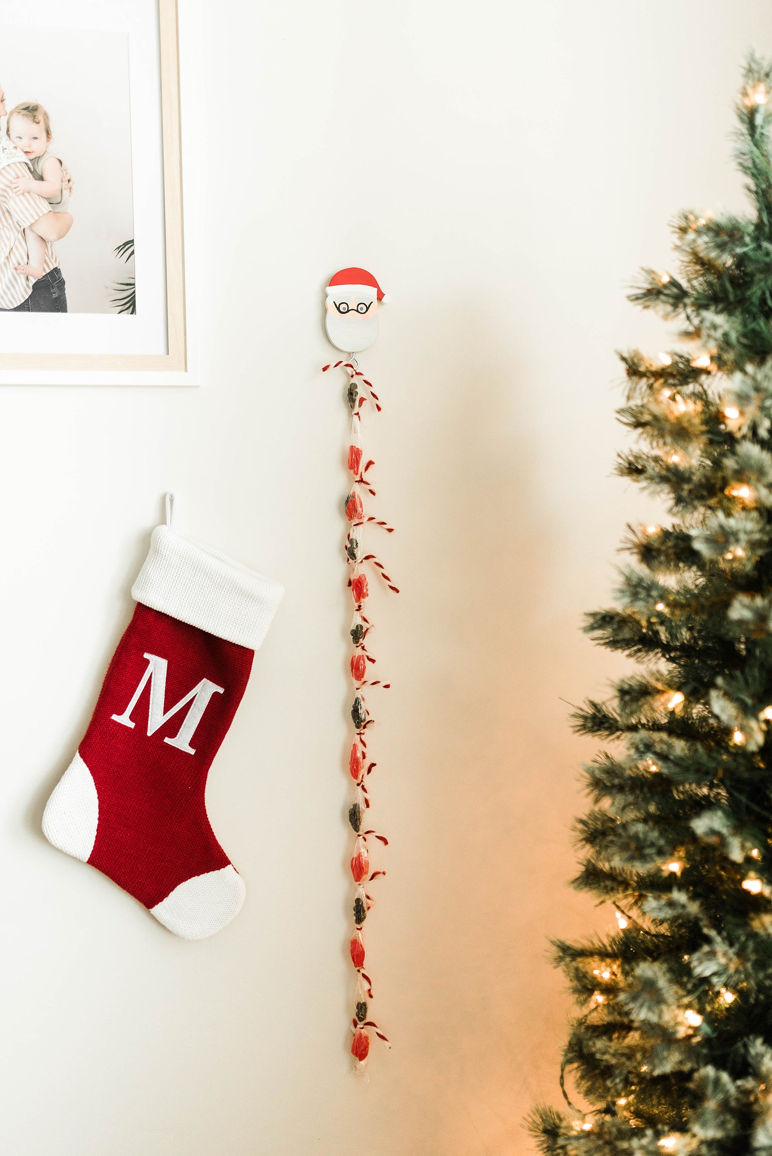 Hanging Christmas Countdown Advent Calendar for Kids or Etsy