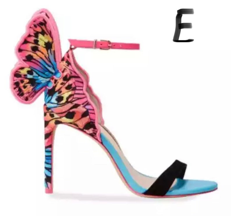 Designer Shoes Women Luxury Buty Damskie Butterfly Heels - Etsy