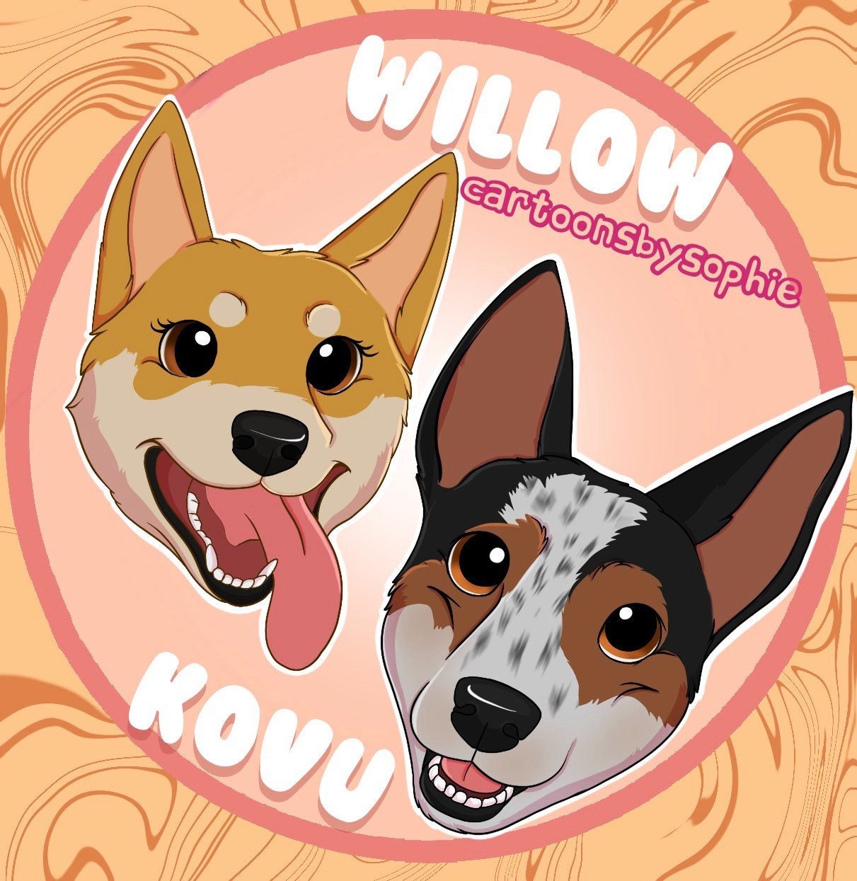 PET CARTOON Turn Your Pet Into a Cartoon Digital Dog Cat - Etsy