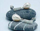 Perlen Ohrringe, Silber