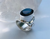 Rauchquarz Silber Ring