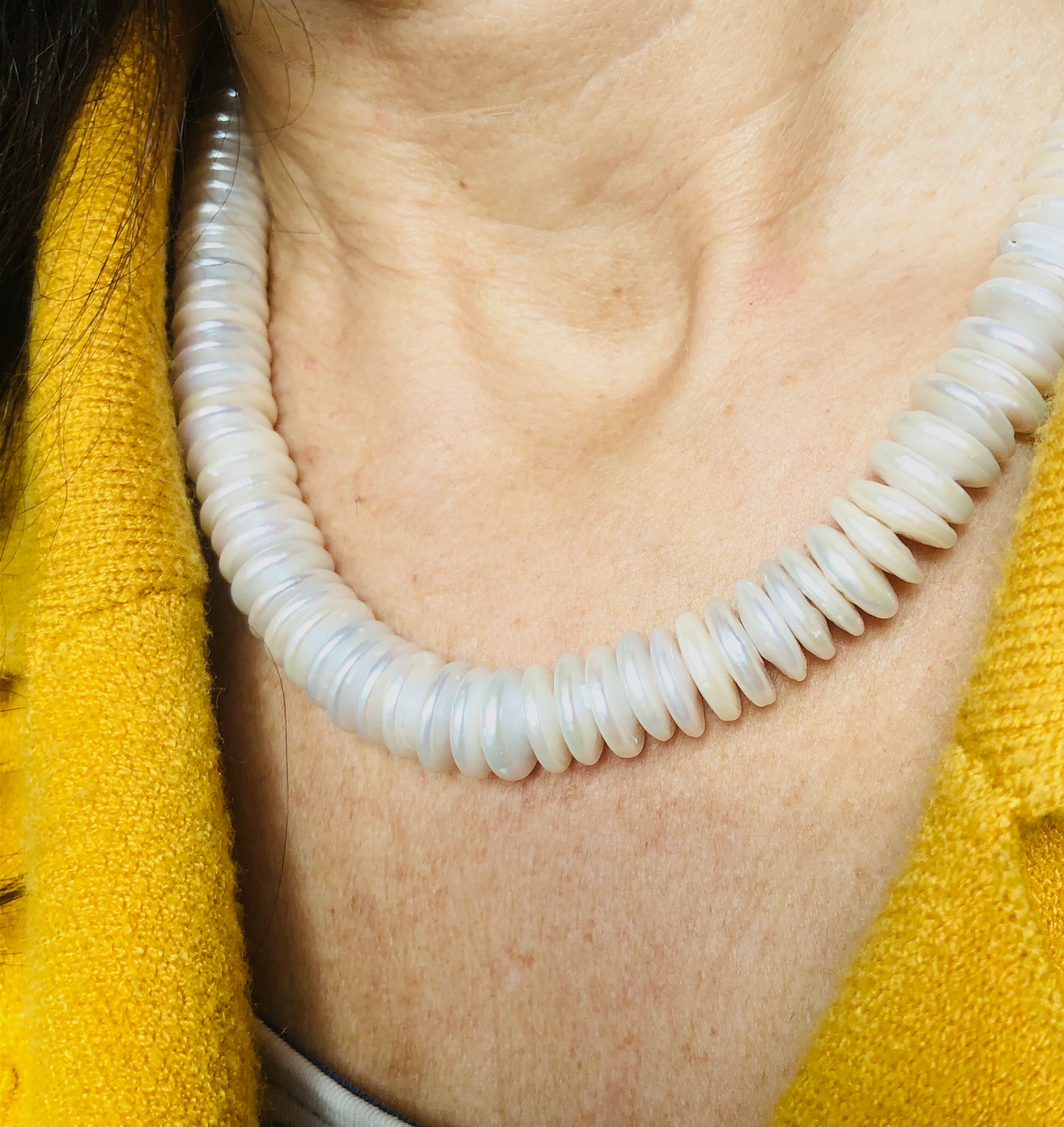 Pearl Necklace, Silver - Etsy