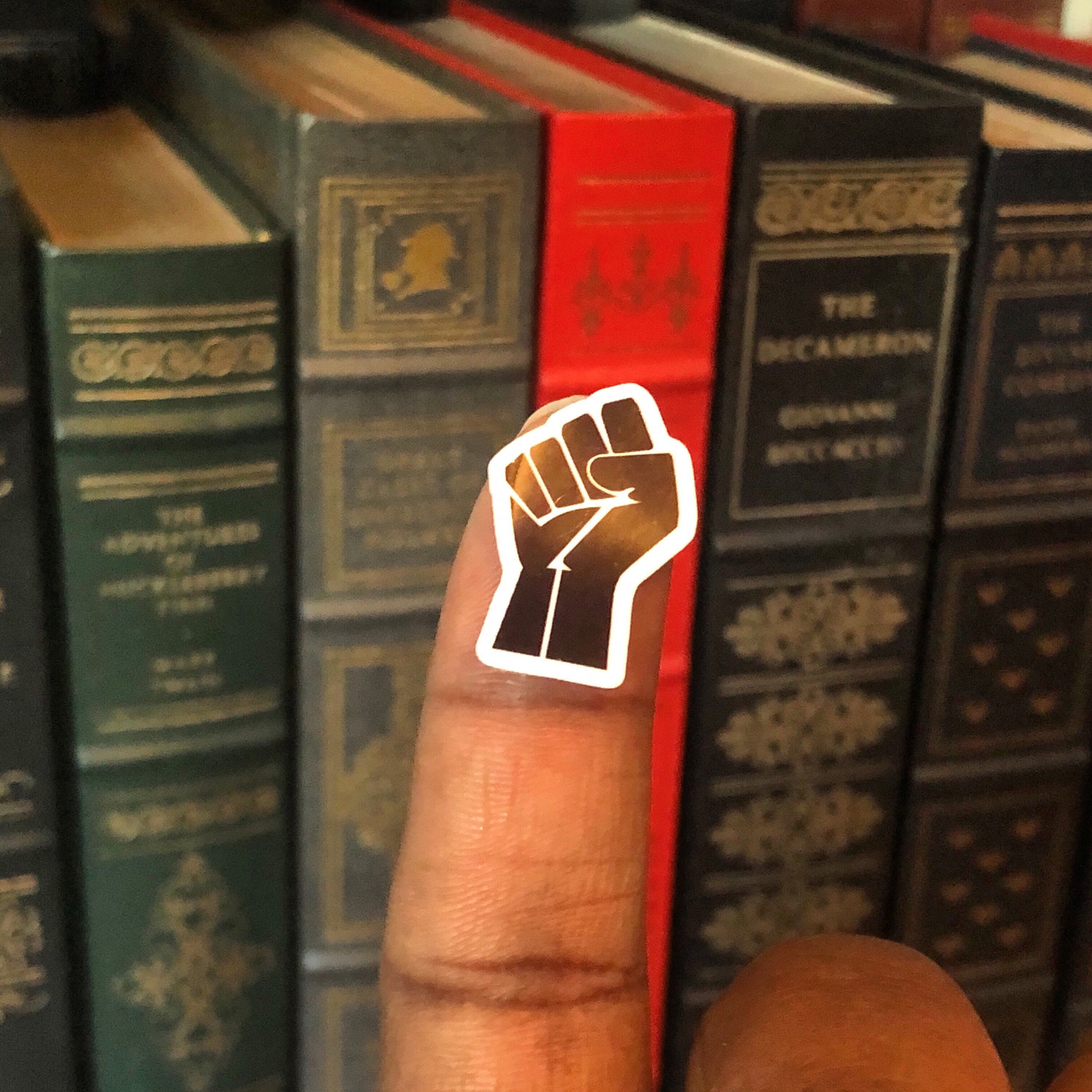 Black Lives Matter Support Sticker| Planner Sticker | Laptop Sticker | Black pride | BLM Fist | Waterproof Sticker  | BLMFIST-PGS001