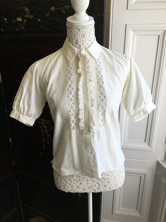 BH Wragge white cotton blouse