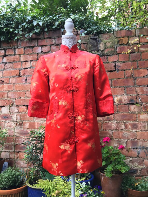 Vintage 1960s Cheongsam coat