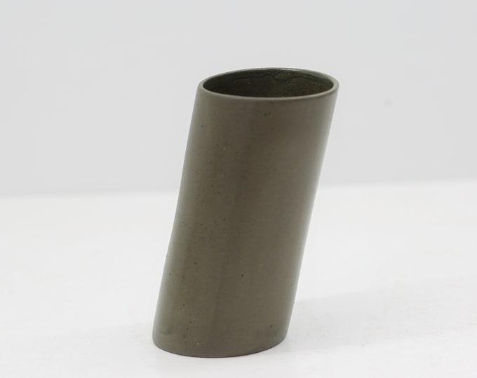 Keramik handgemachte Zylinder Kaffeetasse - 10,48 Unzen modernes abstraktes Design Kaffeetasse - Keramik Steinzeug Keramik - Wohnkultur -Muttertagsgeschenk
