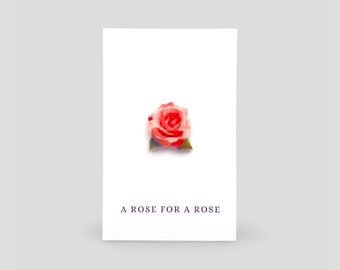 A Rose For A Rose Brooch Pin