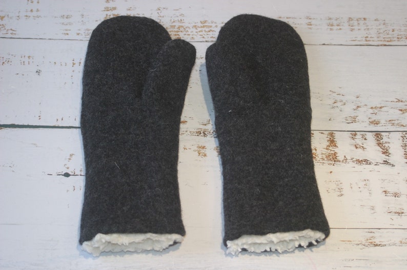 Gloves, mittens, wool walkers, plush, winter, warm image 8