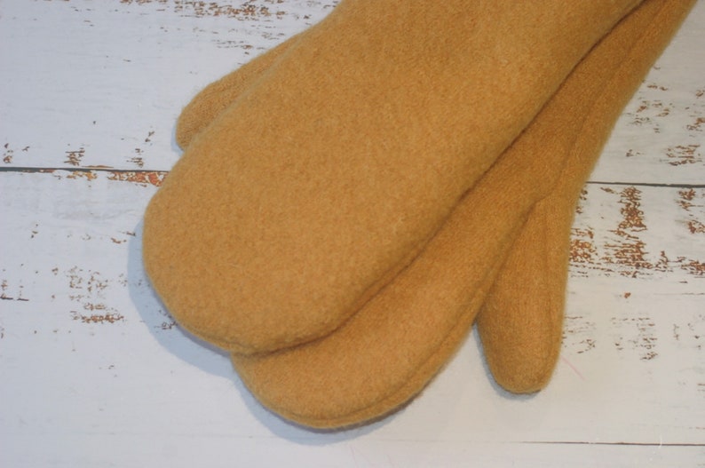 Gloves, mittens, wool walkers, plush, winter, warm image 3