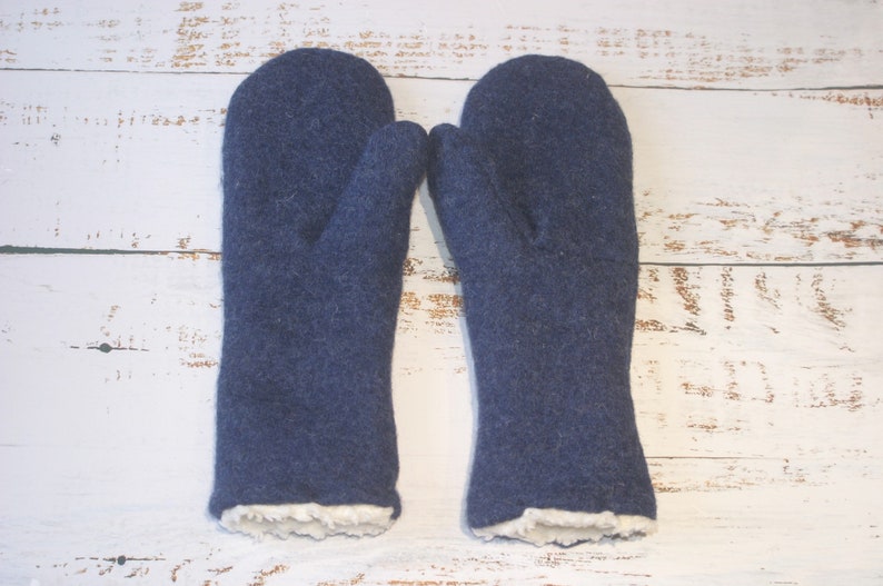 Gloves, mittens, wool walkers, plush, winter, warm image 5