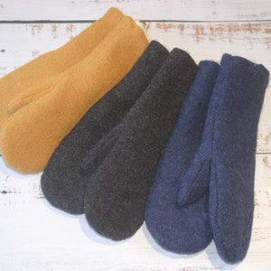 Handschuhe, Fäustlinge, Wollwalker, Plüsch, Winter, warm Bild 1