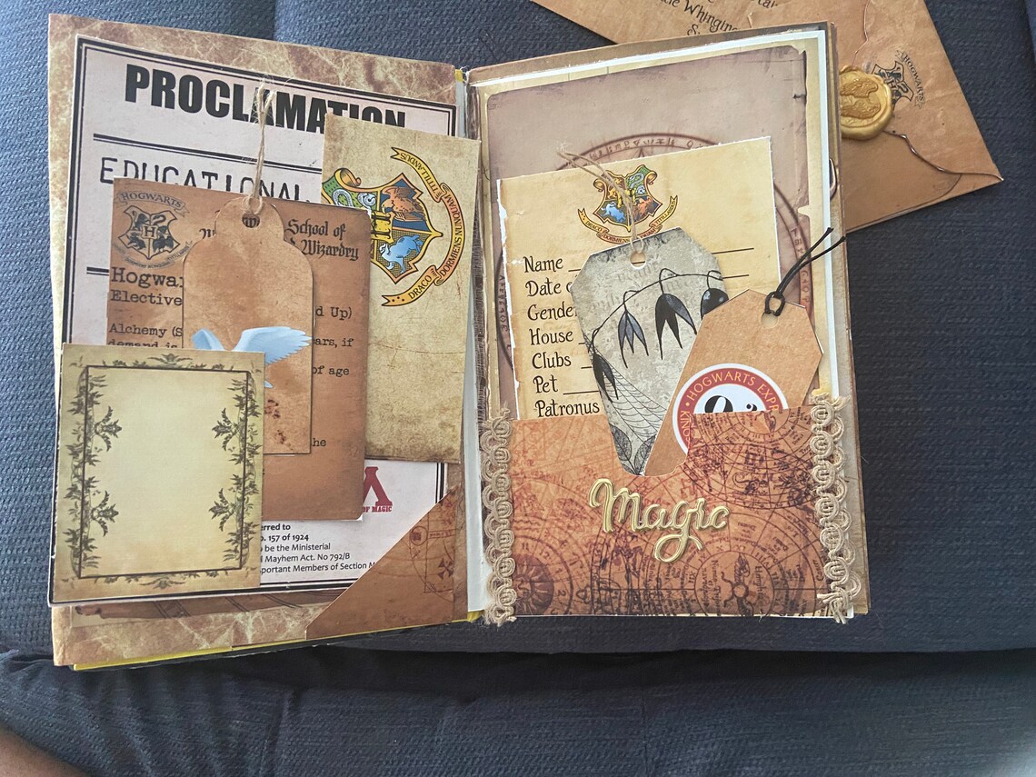 Harry Potter Junk Journal Etsy